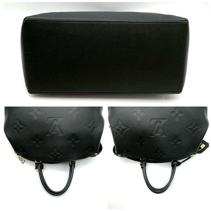 Louis Vuitton Monogram Empreinte Grand Palais MM Black Leather — view 5