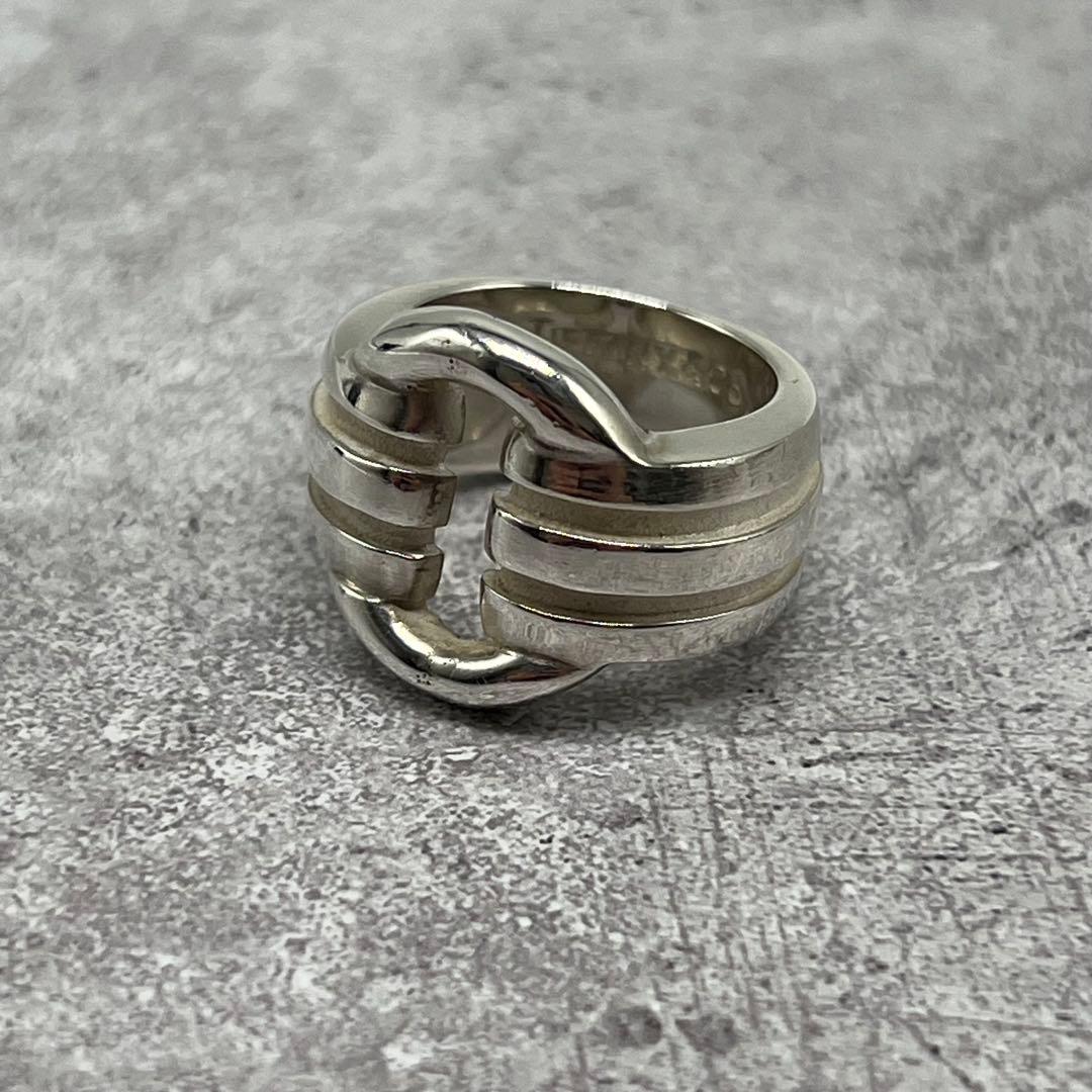 Tiffany & Co Atlas Grooved Circle Ring Silver