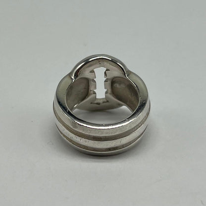 Tiffany & Co Atlas Grooved Circle Ring Silver — view 4