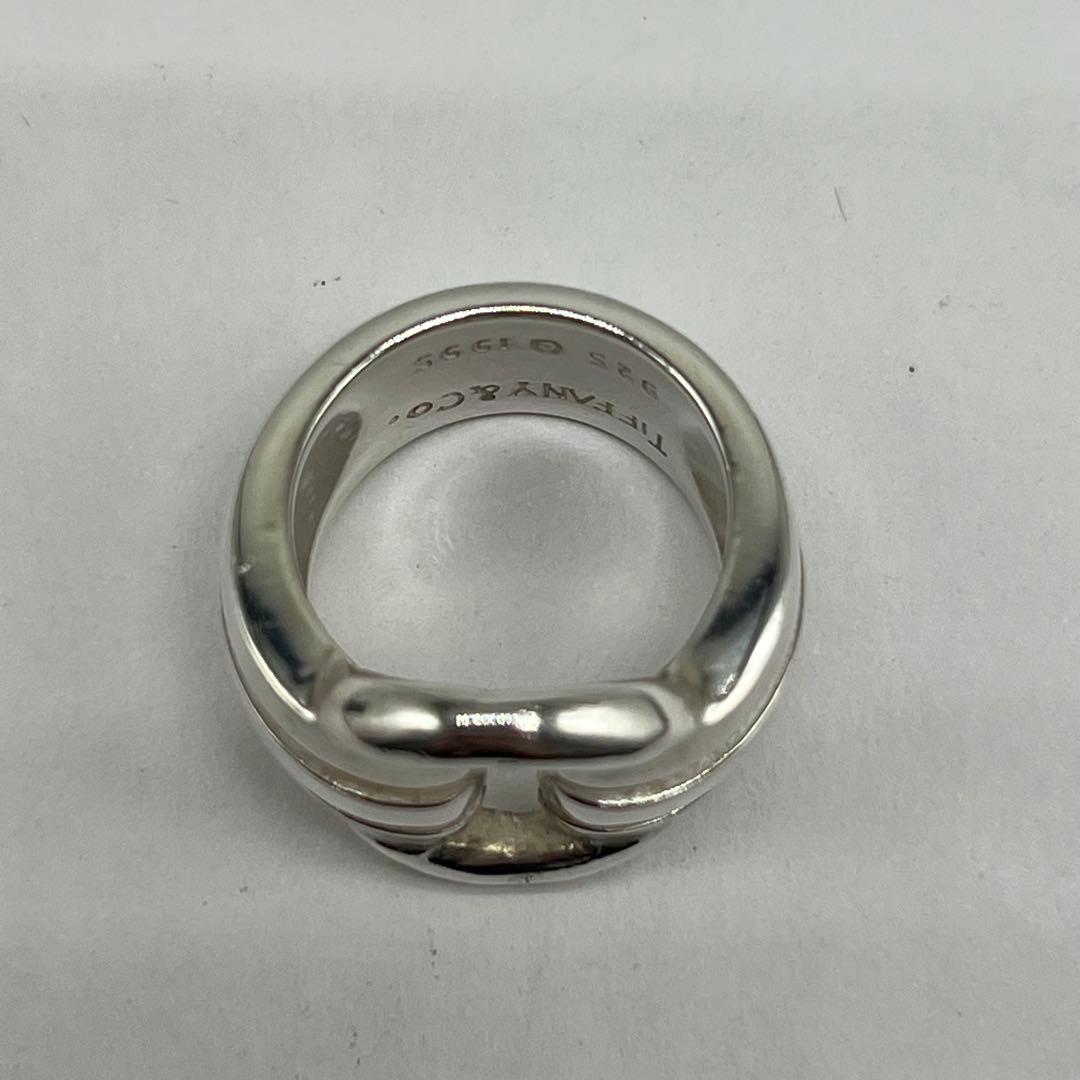 Tiffany & Co Atlas Grooved Circle Ring Silver — view 7