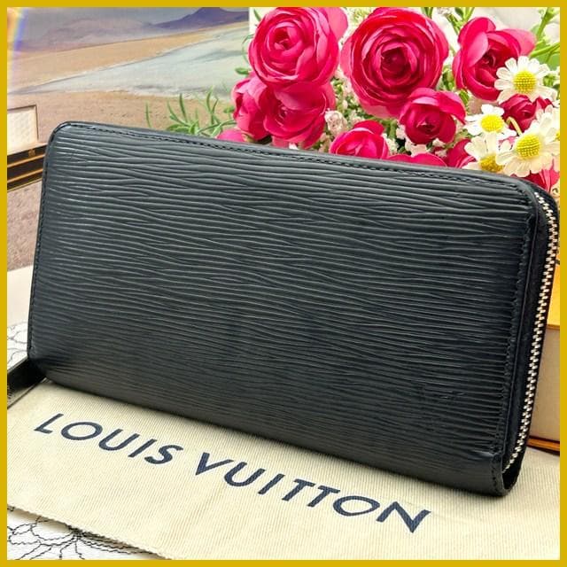Louis Vuitton Epi Zippy Wallet Noir