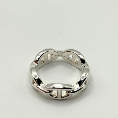 Hermes Ring Ancienne Chaine d'Ancre 925 Sterling Silver 57