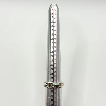 Hermes Ring Ancienne Chaine d'Ancre 925 Sterling Silver 57