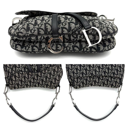 Dior Trotter Double Saddle Bag Gray — view 6