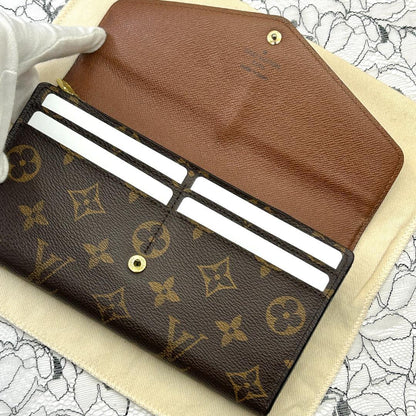 Louis Vuitton Monogram Portefeuille Sarah Wallet — view 6