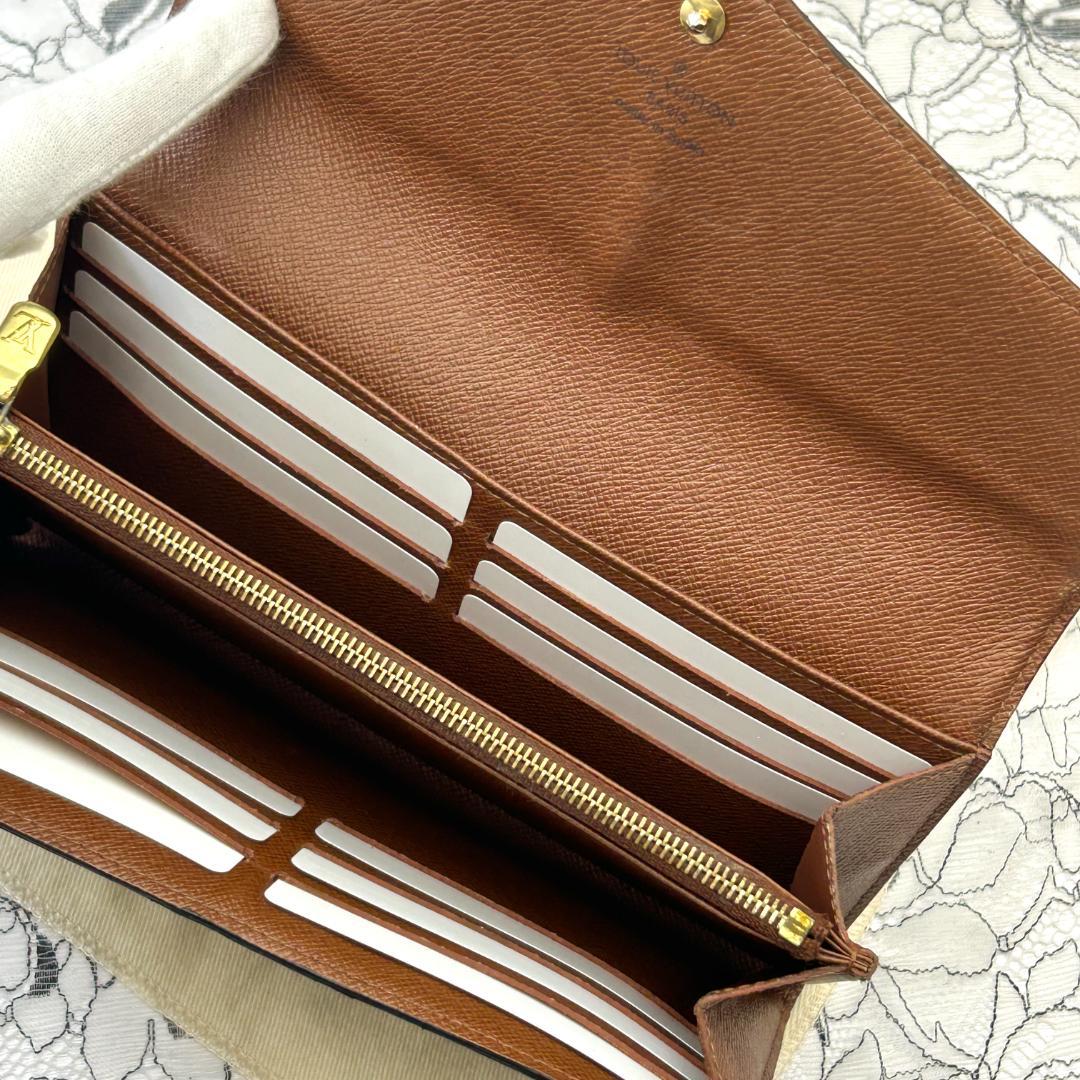 Louis Vuitton Monogram Portefeuille Sarah Wallet — view 7