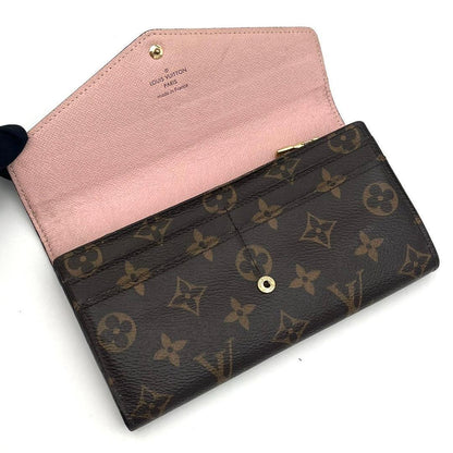 Louis Vuitton Monogram Portefeuille Sarah Rose Ballerine Wallet — view 3