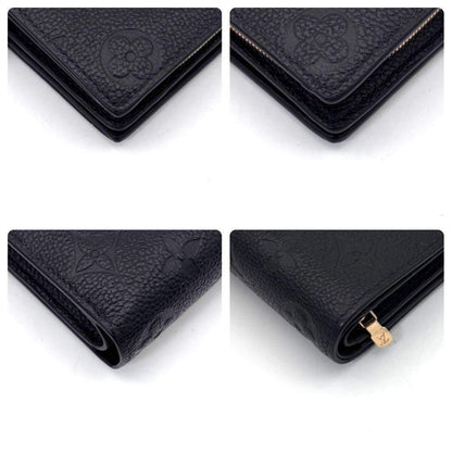 Louis Vuitton Monogram Empreinte Portefeuille Clair Black Wallet — view 7