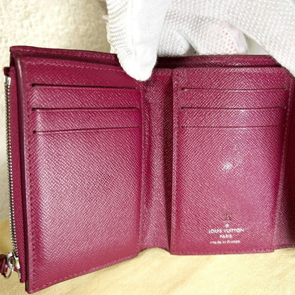 Louis Vuitton Epi Portefeuille Victorine Fuchsia Folding Wallet