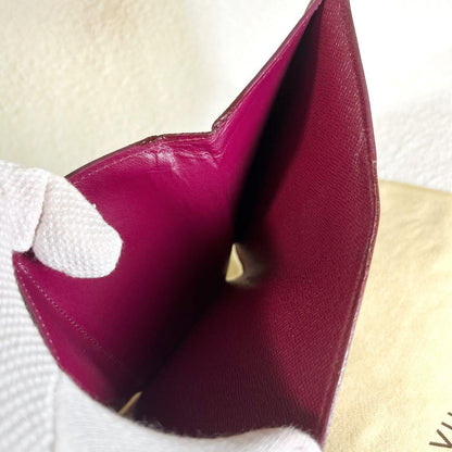 Louis Vuitton Epi Portefeuille Victorine Fuchsia Folding Wallet