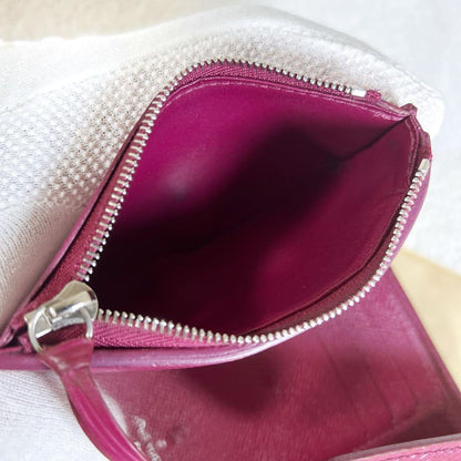 Louis Vuitton Epi Portefeuille Victorine Fuchsia Folding Wallet