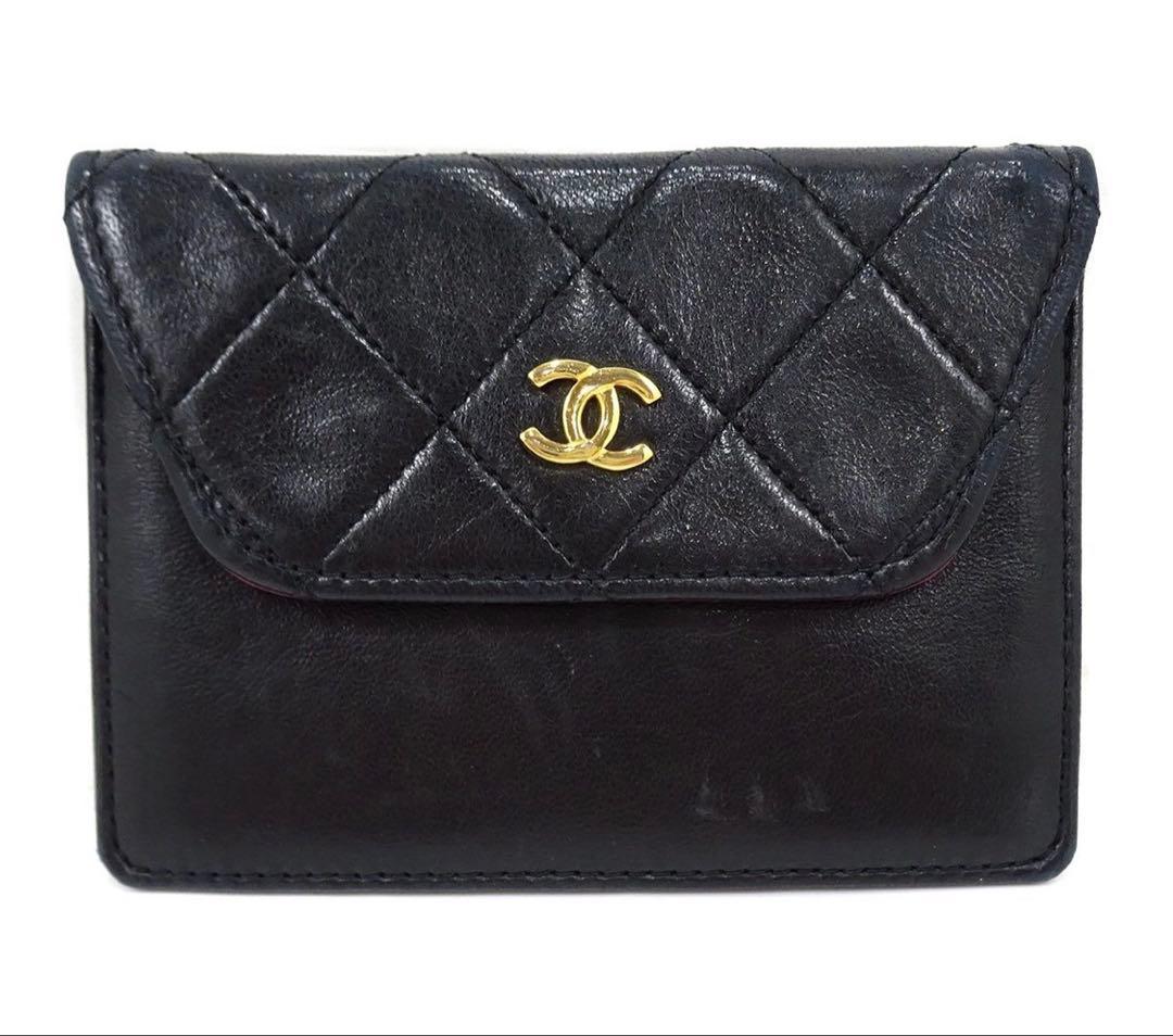 Chanel Quilted CC Logo Lambskin Card Case Mini — view 2