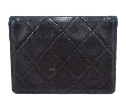 Chanel Quilted CC Logo Lambskin Card Case Mini — view 3