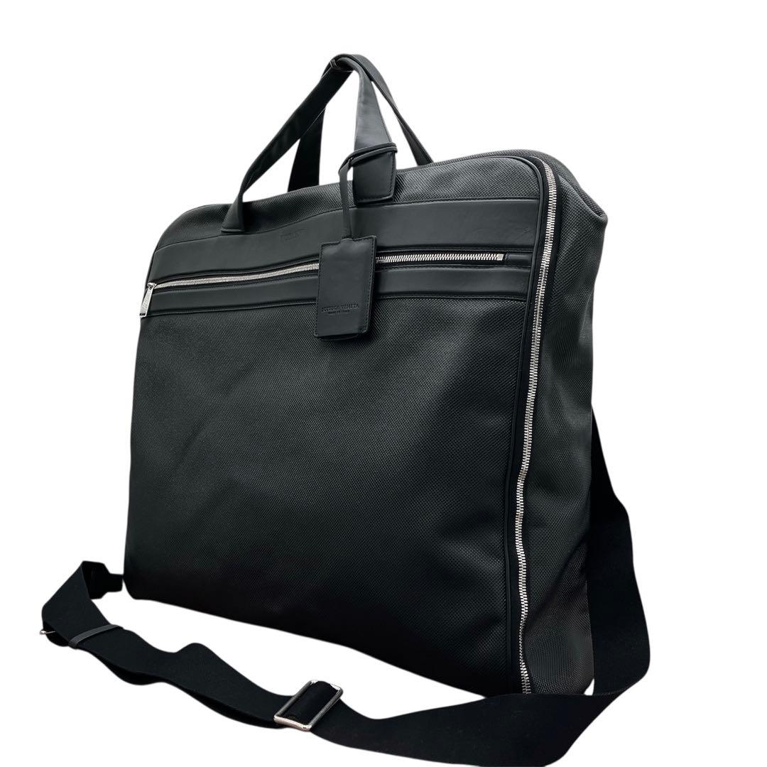 Bottega Veneta 2-way Travel Bag Marco Polo Black