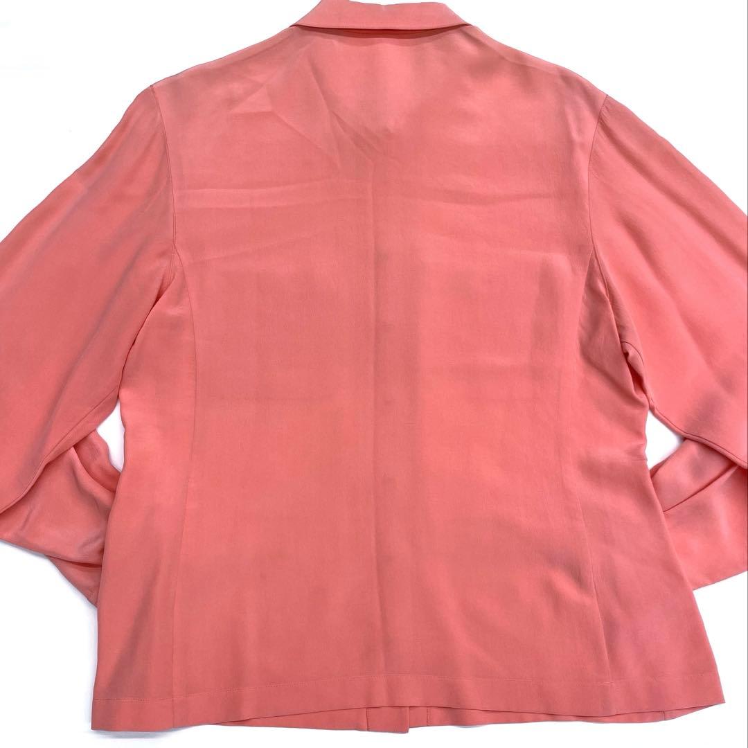 Chanel Long Sleeve Top Blouse Shirt Pink