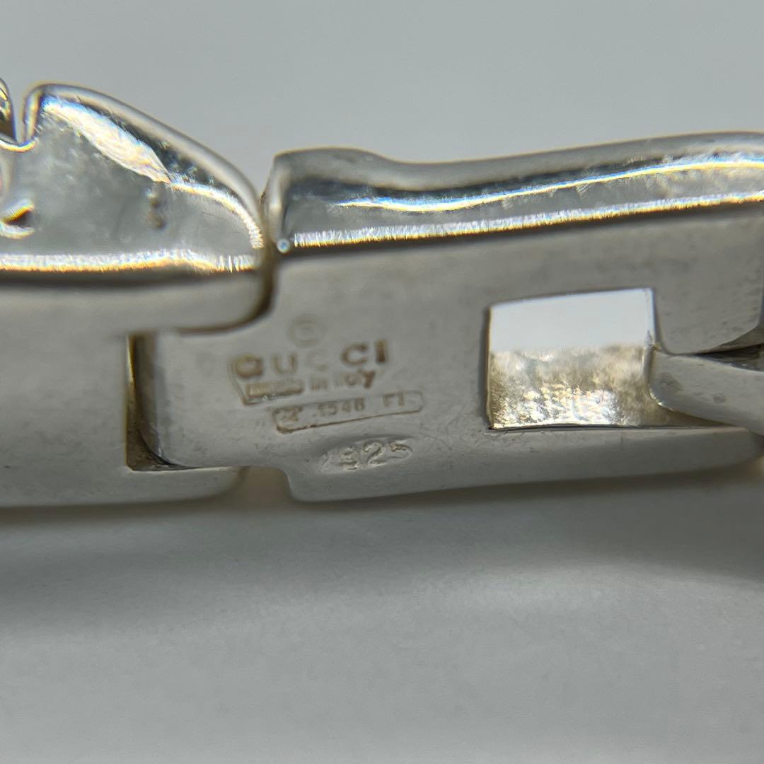 GUCCI G Shape Bracelet Sv925 Vintage