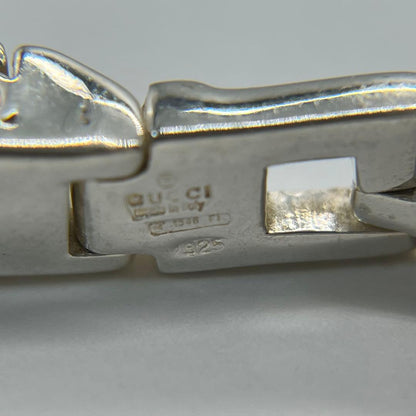 GUCCI G Shape Bracelet Sv925 Vintage