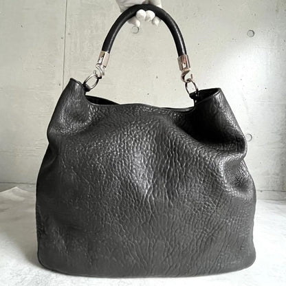 Saint Laurent Leather Roadie Tote Bag