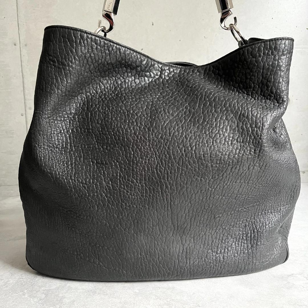 Saint Laurent Leather Roadie Tote Bag — view 3