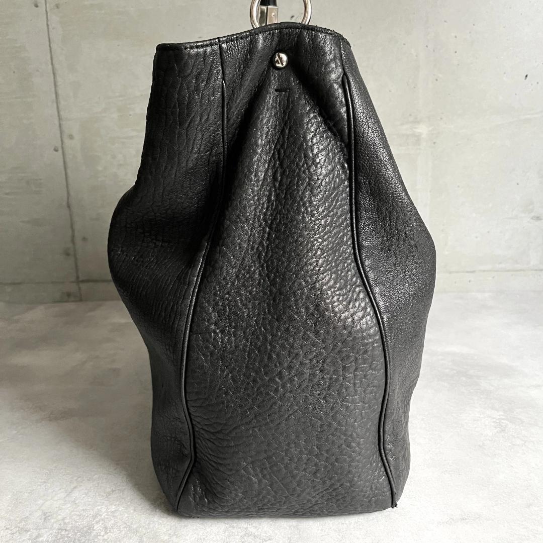 Saint Laurent Leather Roadie Tote Bag — view 4