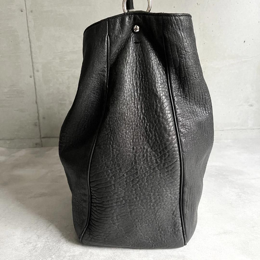 Saint Laurent Leather Roadie Tote Bag — view 5
