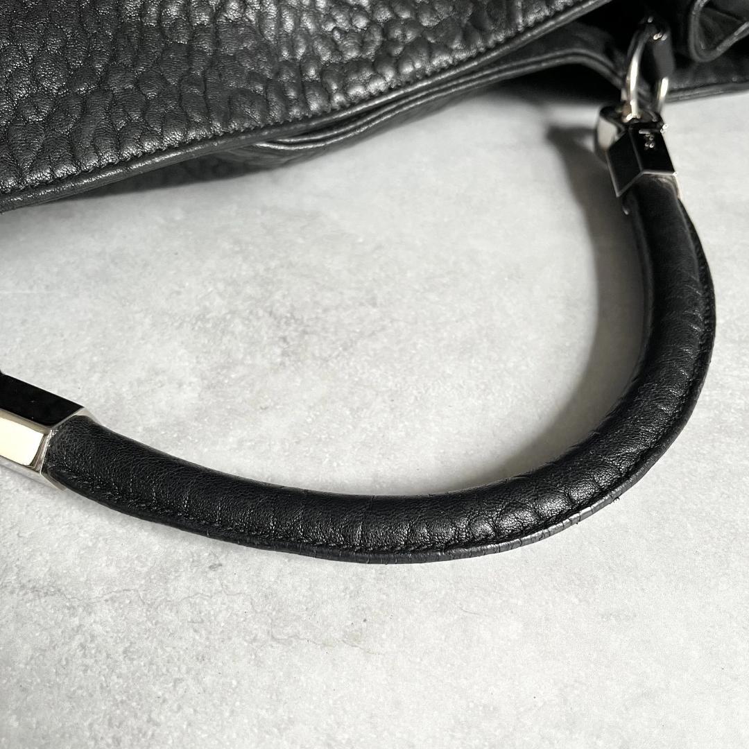 Saint Laurent Leather Roadie Tote Bag — view 8
