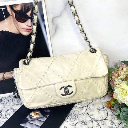 Chanel Double Flap Wild Stitch
