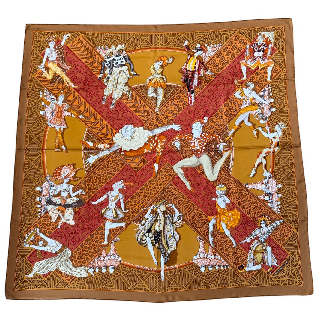 Hermes Carre 90 Les Ballets Russes Russian Ballet Scarf — view 2