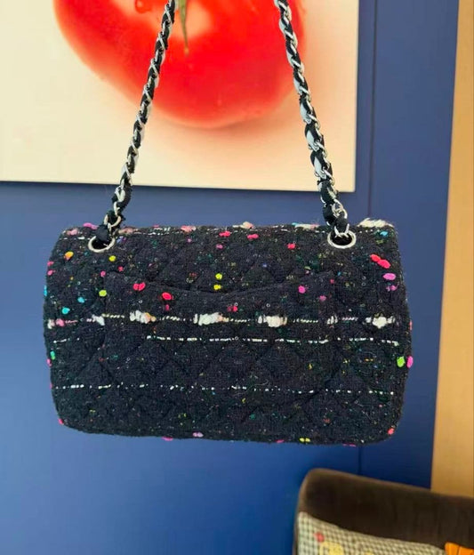 Chanel Multicolor Nep Tweed Quilted