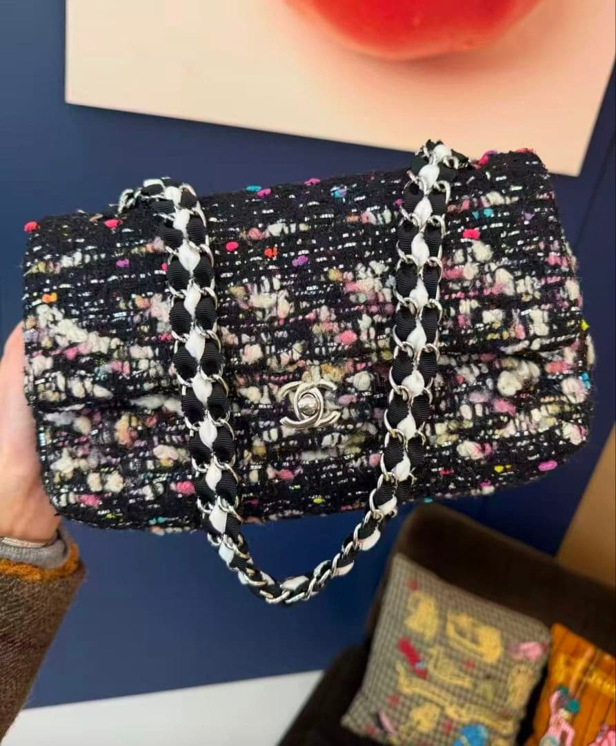 Chanel Multicolor Nep Tweed Quilted — view 2