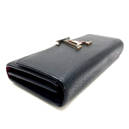 Louis Vuitton Portefeuille Capucines Noir Gold Wallet — view 4