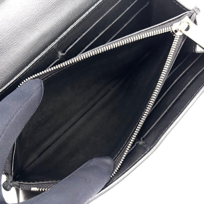 Louis Vuitton Portefeuille Iris Mahina Wallet Noir Black Bifold — view 5