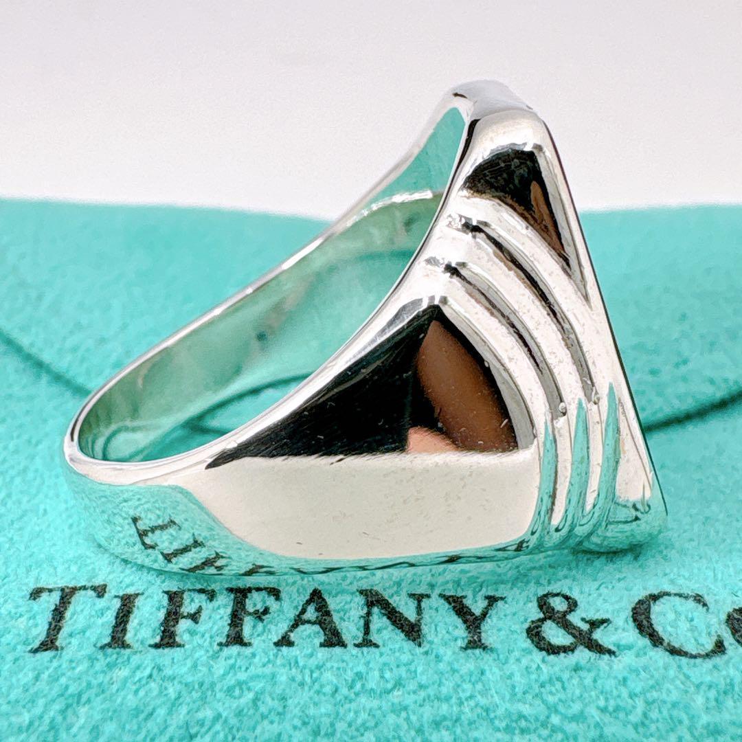 Tiffany & Co Ziegfeld Onyx Ring Size 25 925 Silver