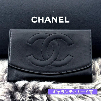 Chanel Wallet Coco Stitch Jumbo CC Logo