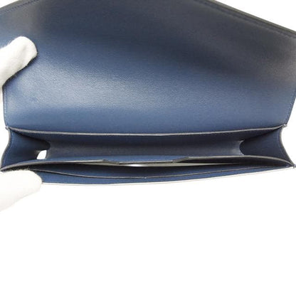 Hermes Passant Long Vaux-Ever Color Blue Agat