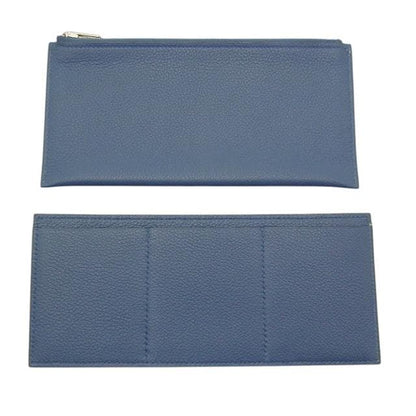 Hermes Passant Long Vaux-Ever Color Blue Agat