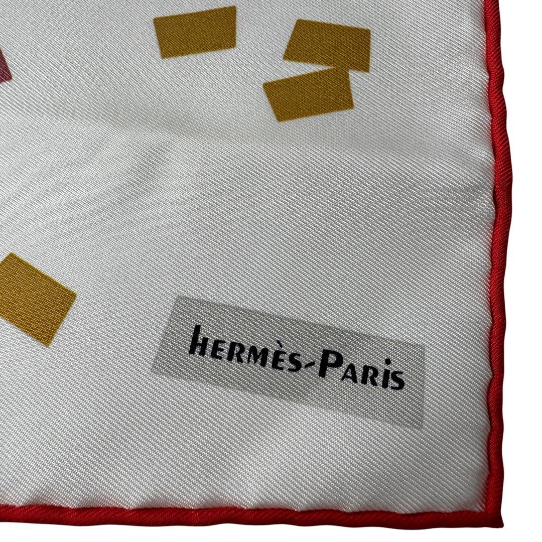 Hermes Carre 45 Gavroche Just Married Horse Silk Scarf — view 4