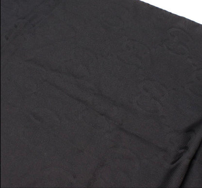 Gucci Double G GG Pattern Silk Shawl Scarf — view 3