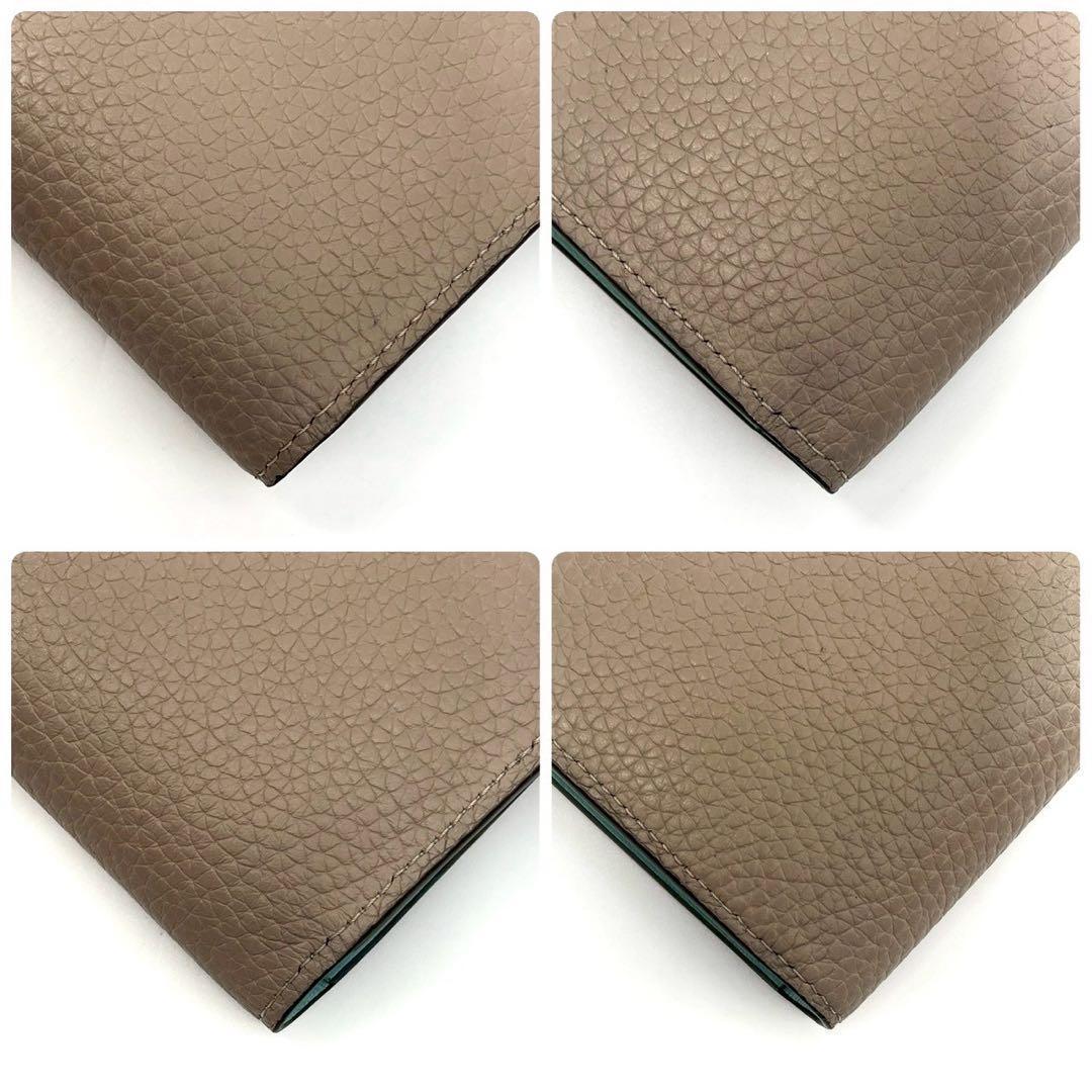 Louis Vuitton Taurillon LV Vertical Wallet Gale Bifold — view 8