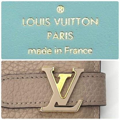 Louis Vuitton Taurillon LV Vertical Wallet Gale Bifold — view 9