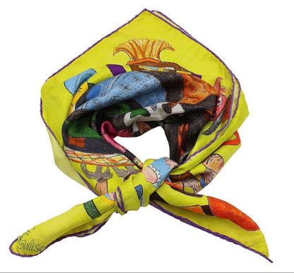 Louis Vuitton William Wilson Collaboration Silk Scarf — view 2