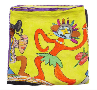Louis Vuitton William Wilson Collaboration Silk Scarf — view 3
