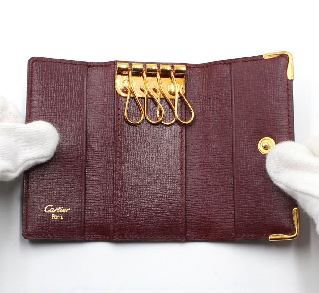 New!! Cartier Must Leather 4 Series Key Case