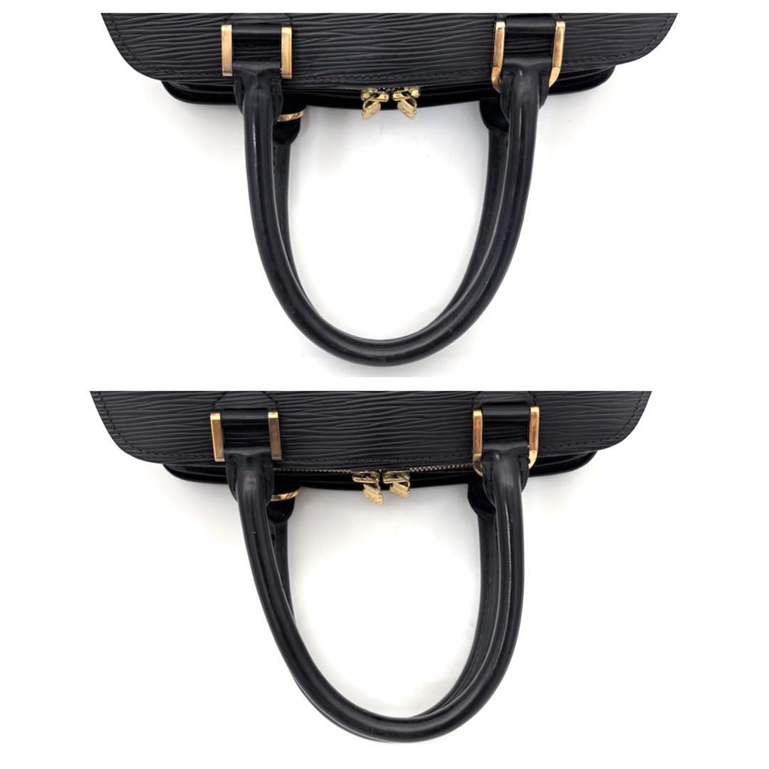 Louis Vuitton Epi Pont Neuf Handbag Noir Black — view 7