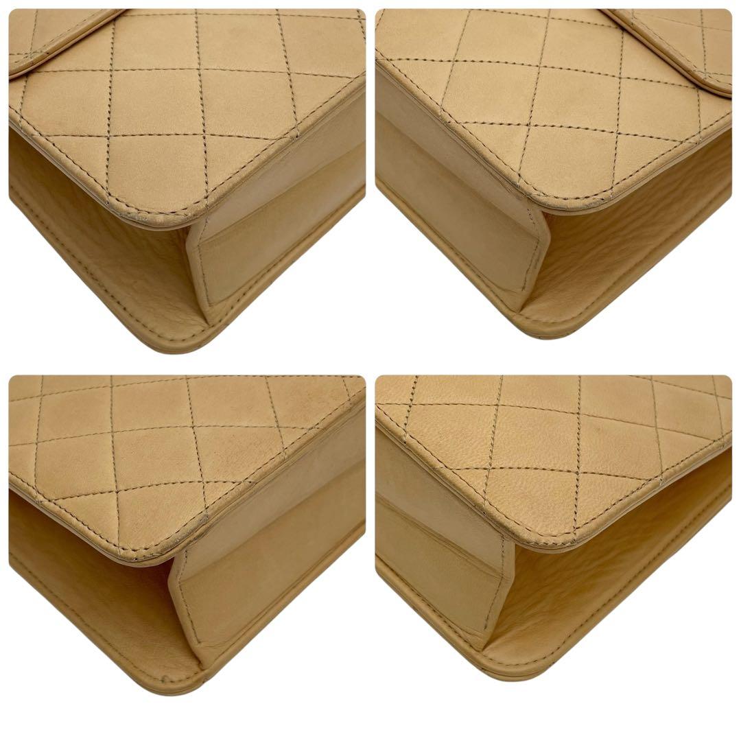 Chanel Lambskin Quilted Chain Shoulder Bag CC Logo — view 7
