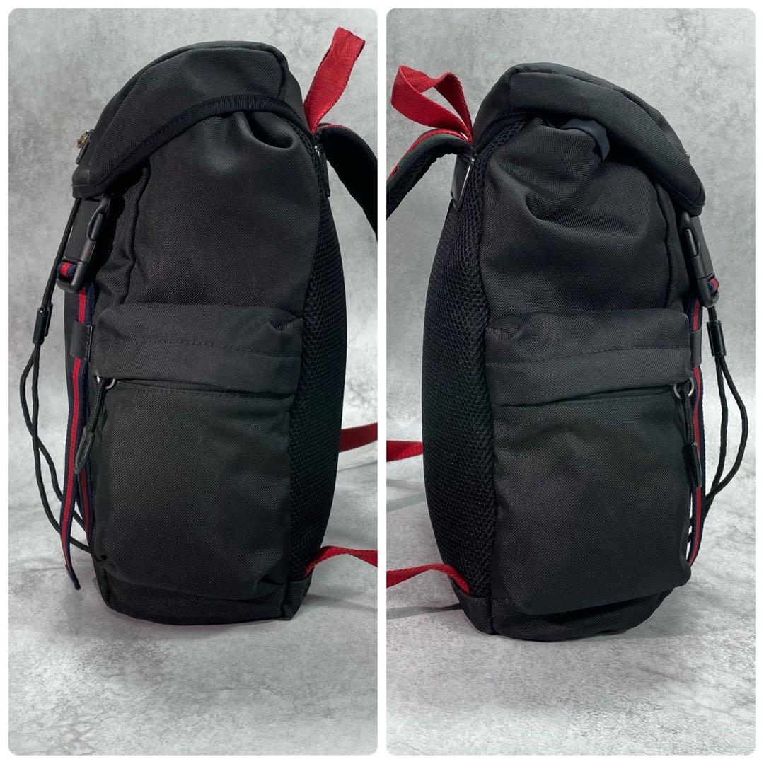 Gucci Sherry Line Backpack Black Leather — view 7