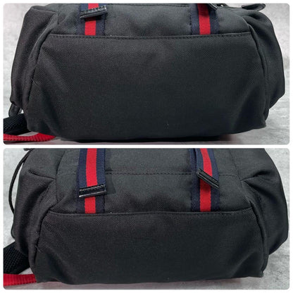 Gucci Sherry Line Backpack Black Leather — view 8