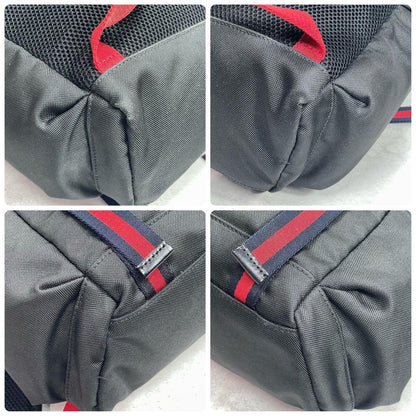 Gucci Sherry Line Backpack Black Leather — view 9