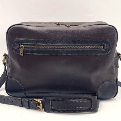 Louis Vuitton Utah Reporter Shoulder Bag Cafe Leather Mens Business