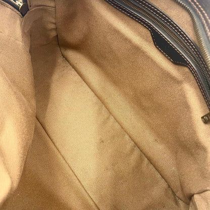 Louis Vuitton Utah Reporter Shoulder Bag Cafe Leather Mens Business